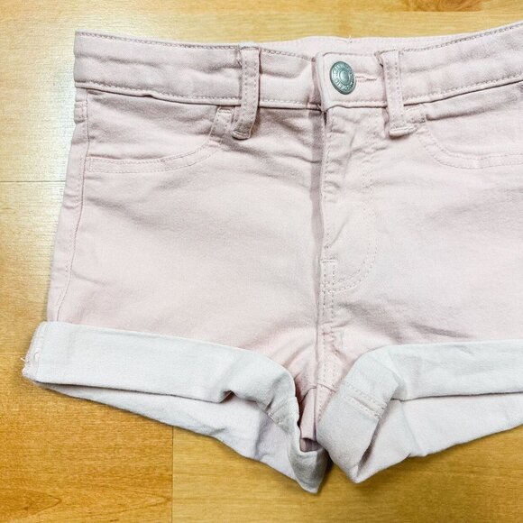 H&M Girls Light Pink Denim Shorts Size 6 - Picture 3 of 7